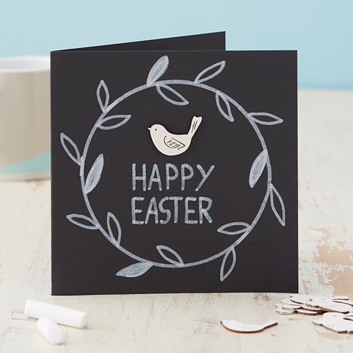 chalkboard easter card