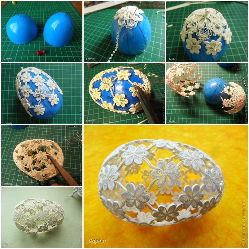 paper quilling easter