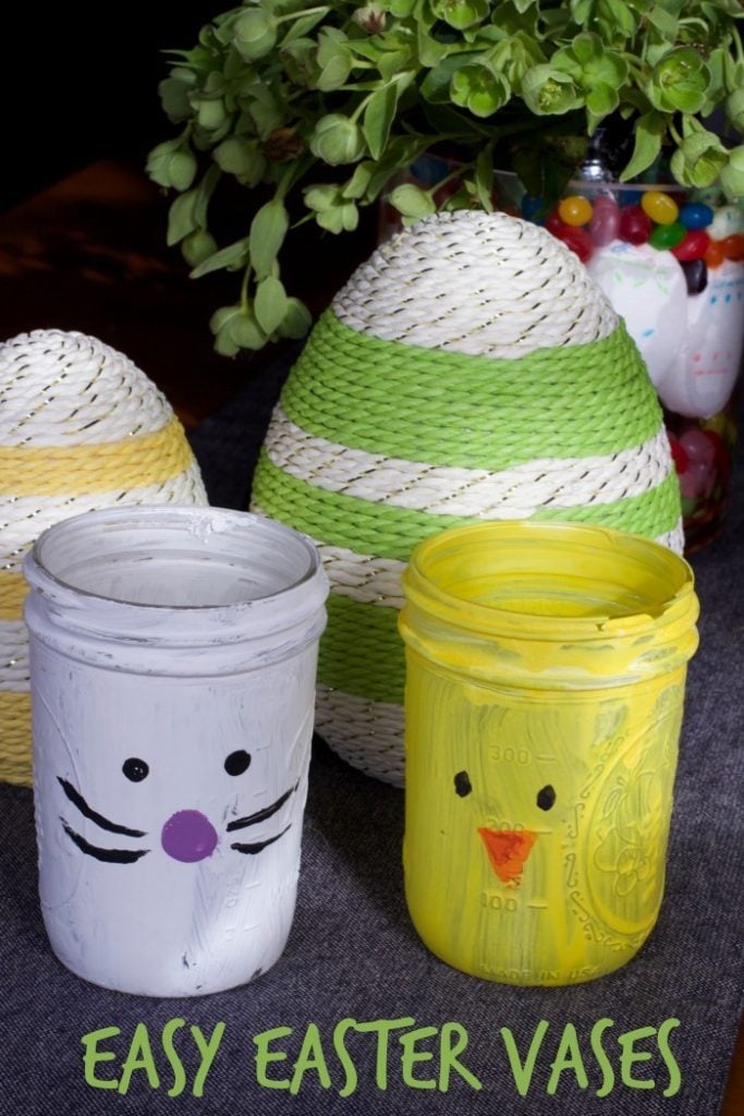 tin can easter vases
