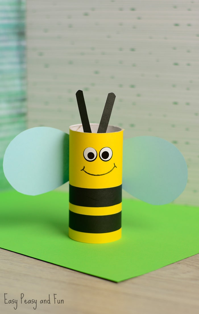 toilet paper roll bee