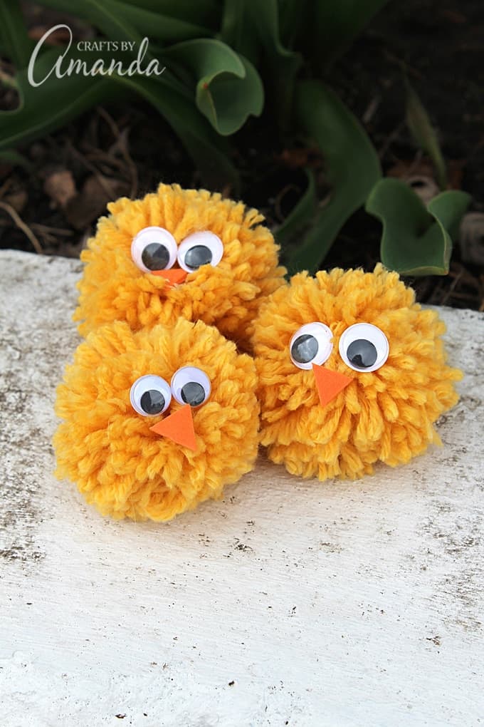 pom pom chick craft