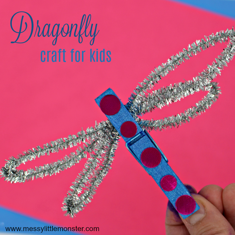 clothespin dragonfly craft