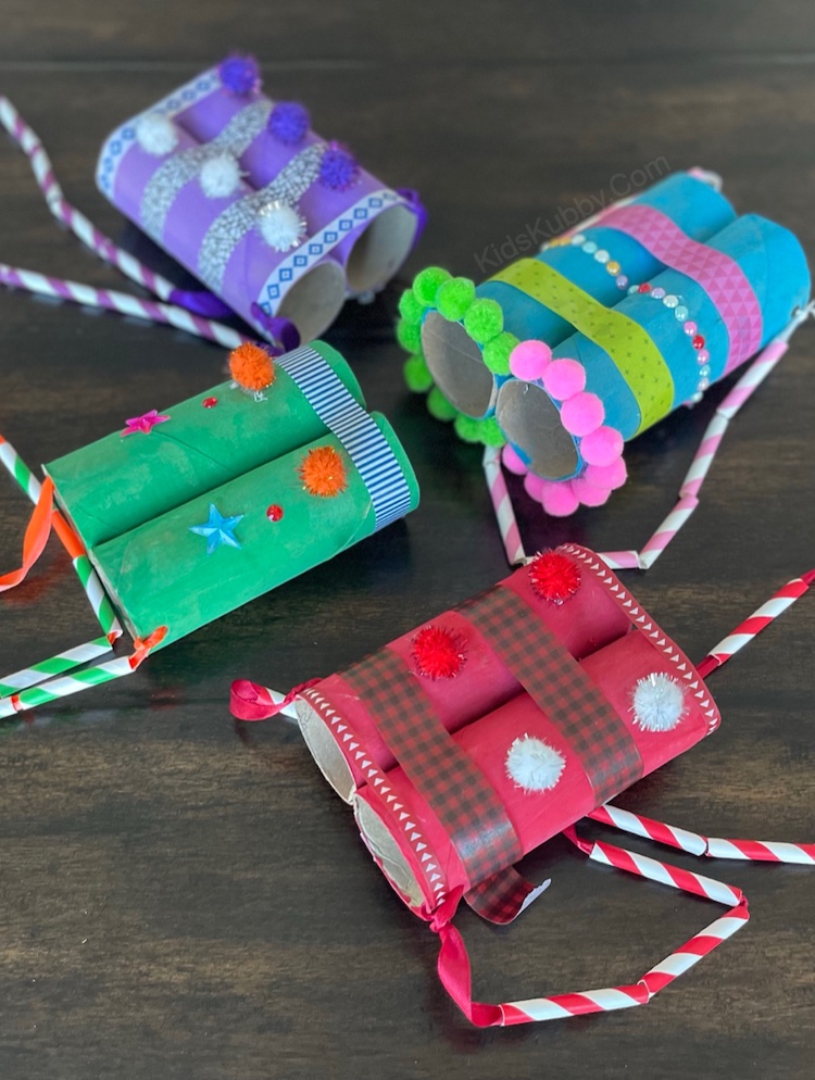 toilet paper roll binoculars craft
