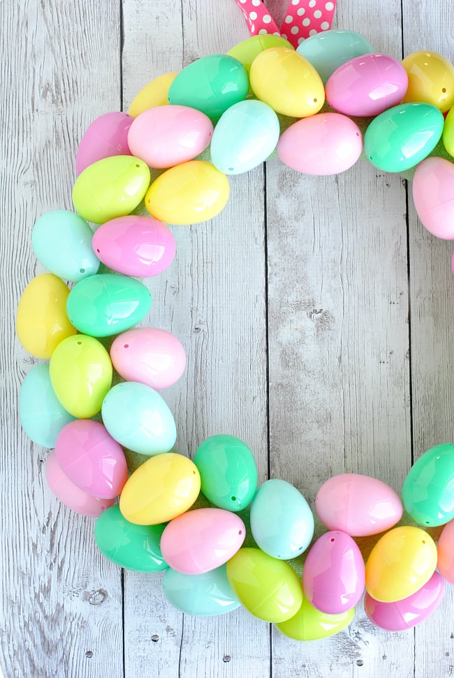 easter egg wreath