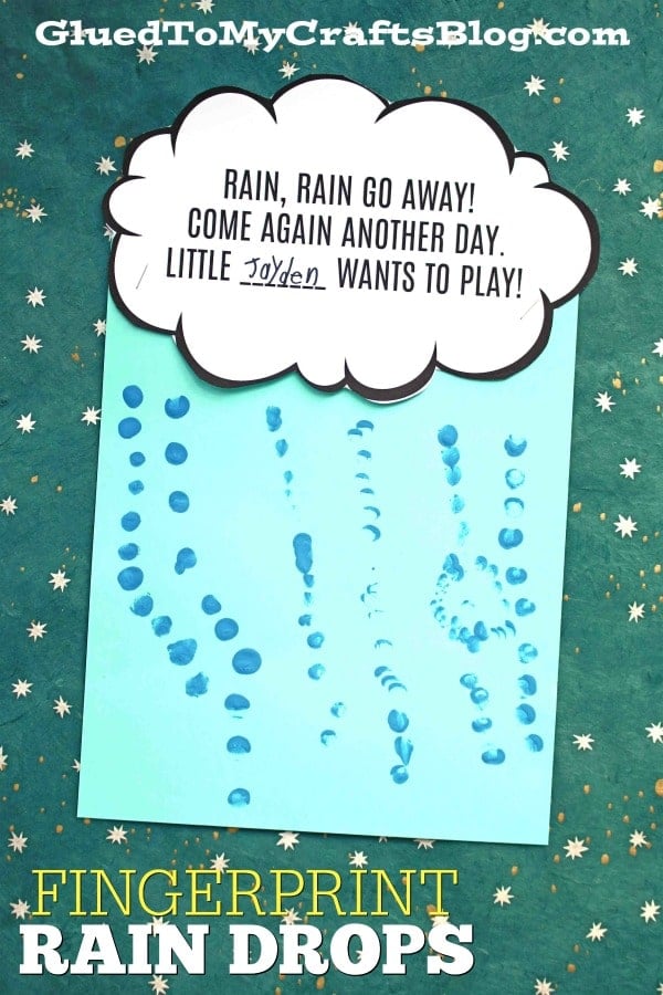 fingerprint rain cloud craft