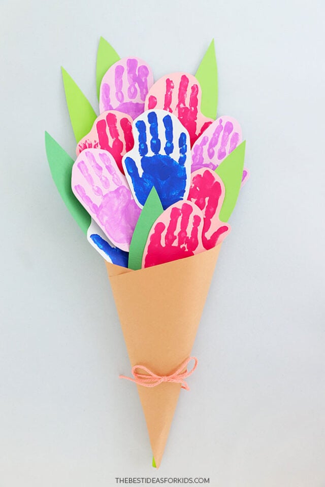 handprint flower craft