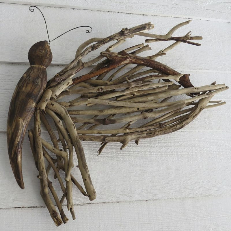 driftwood butterfly art