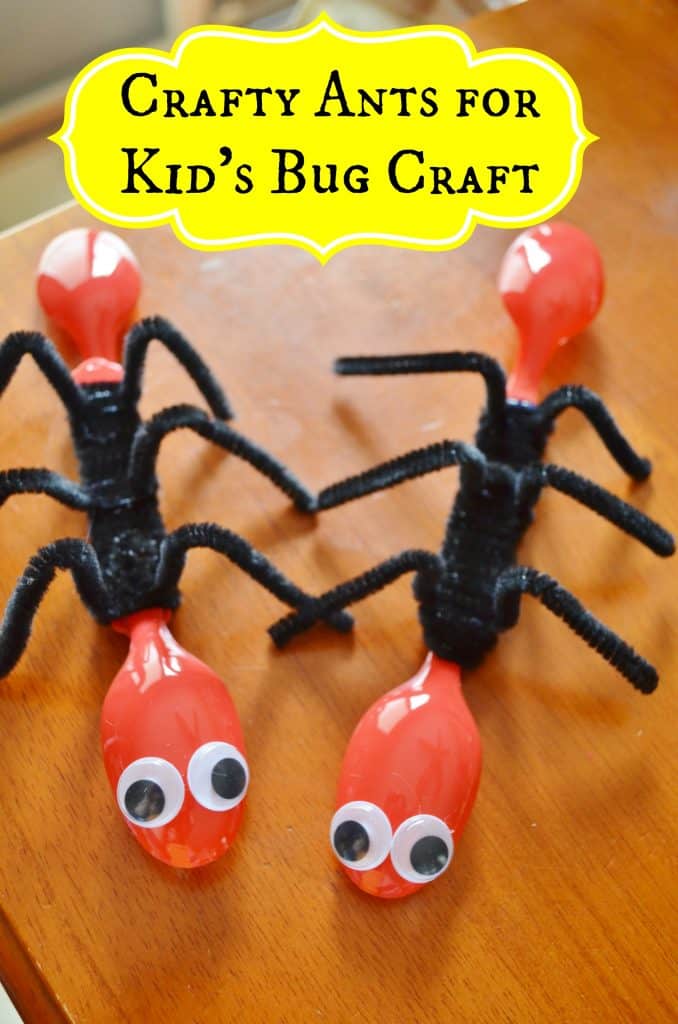 plastic spoon ant craft