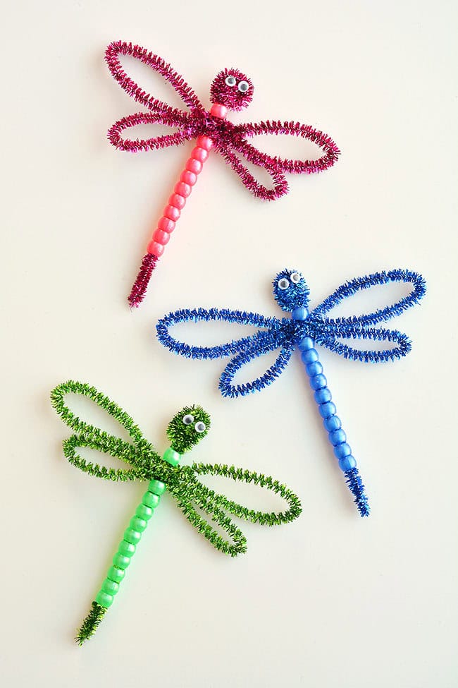 beaded pipe cleaner bug