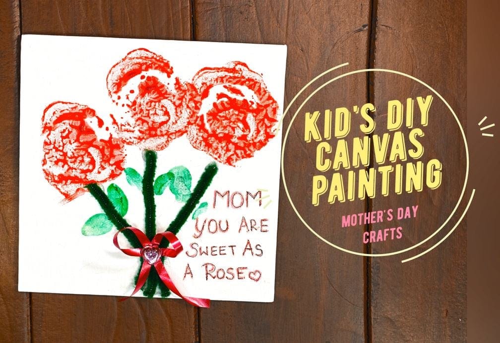 kids canvas art for mom