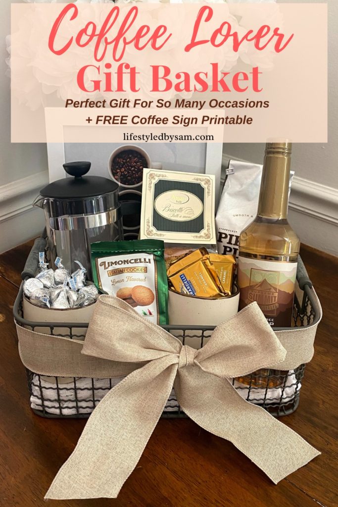 coffee lover gift basket