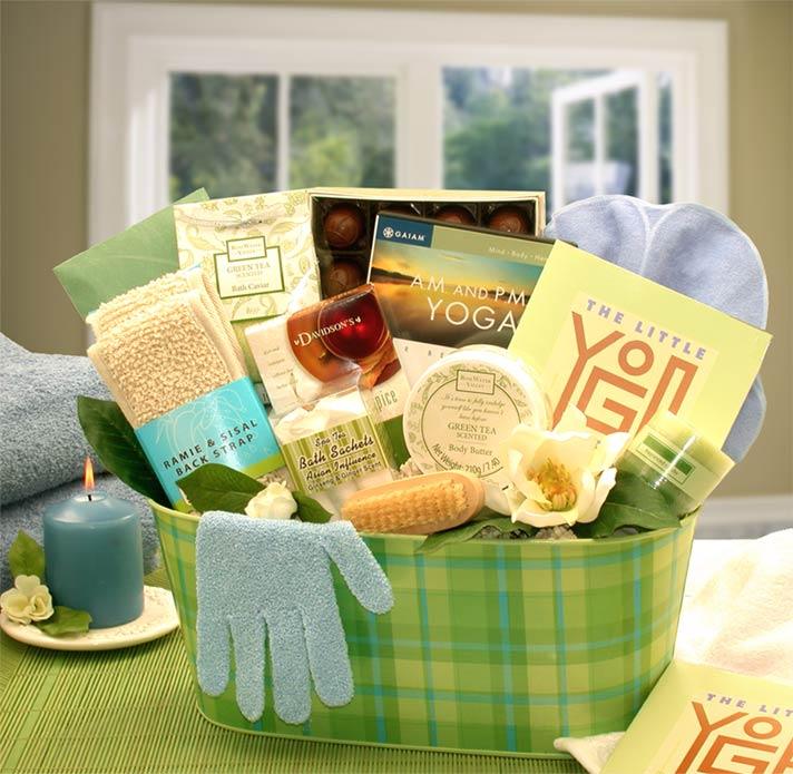 yoga gift basket