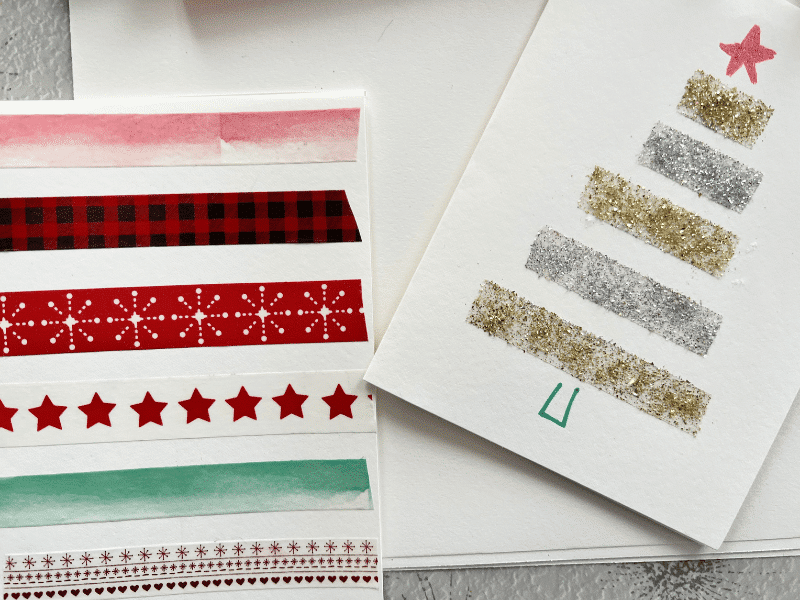 washi tape card