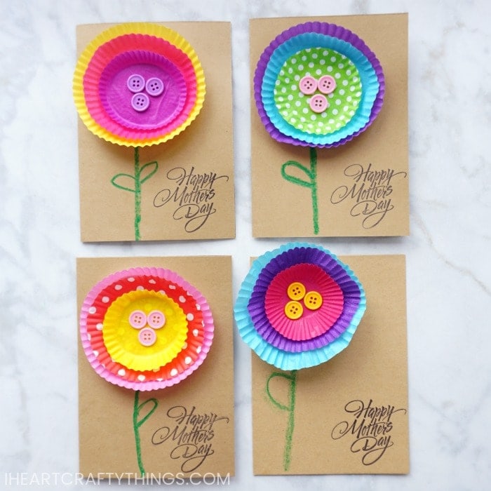 cupcake liner card
