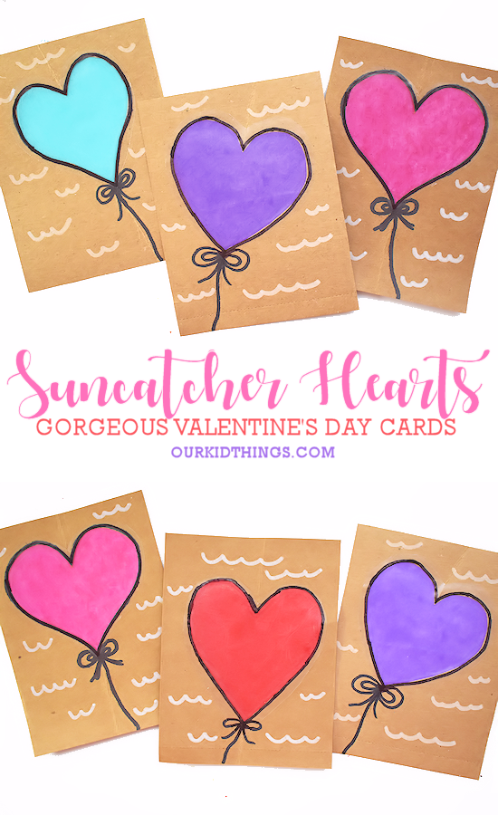 suncatcher heart card