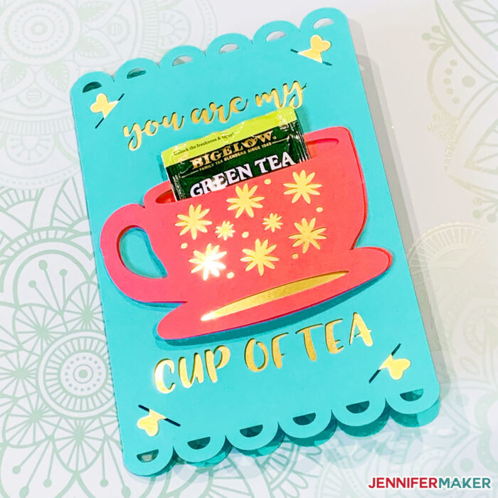 tea bag card
