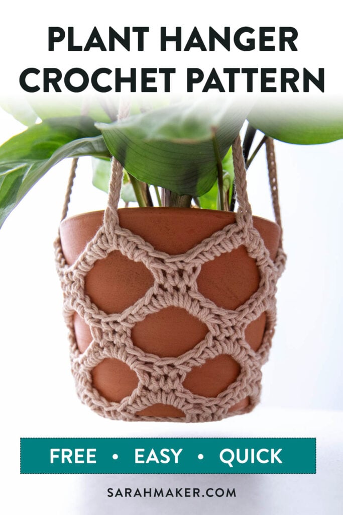 crochet plant hanger