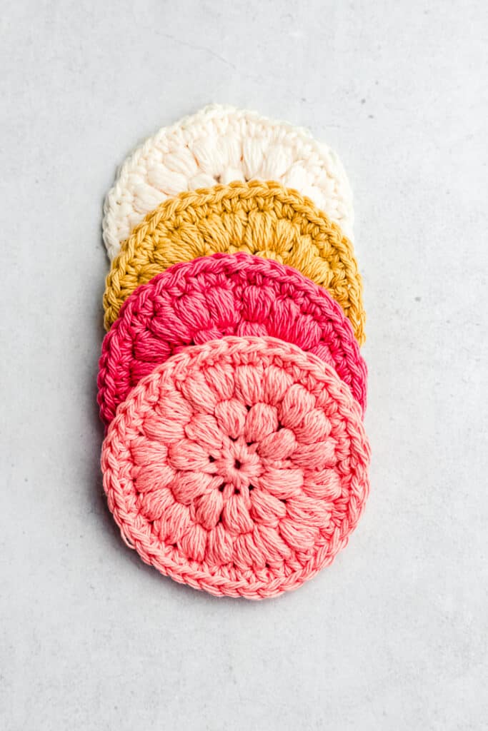 crochet reusable cotton rounds
