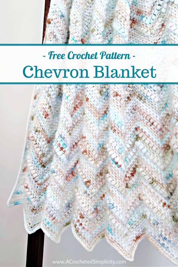 crochet chevron beach blanket