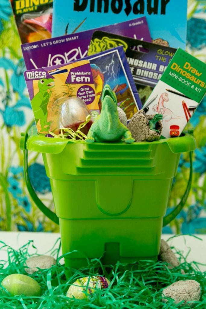 dinosaur gift basket for kids