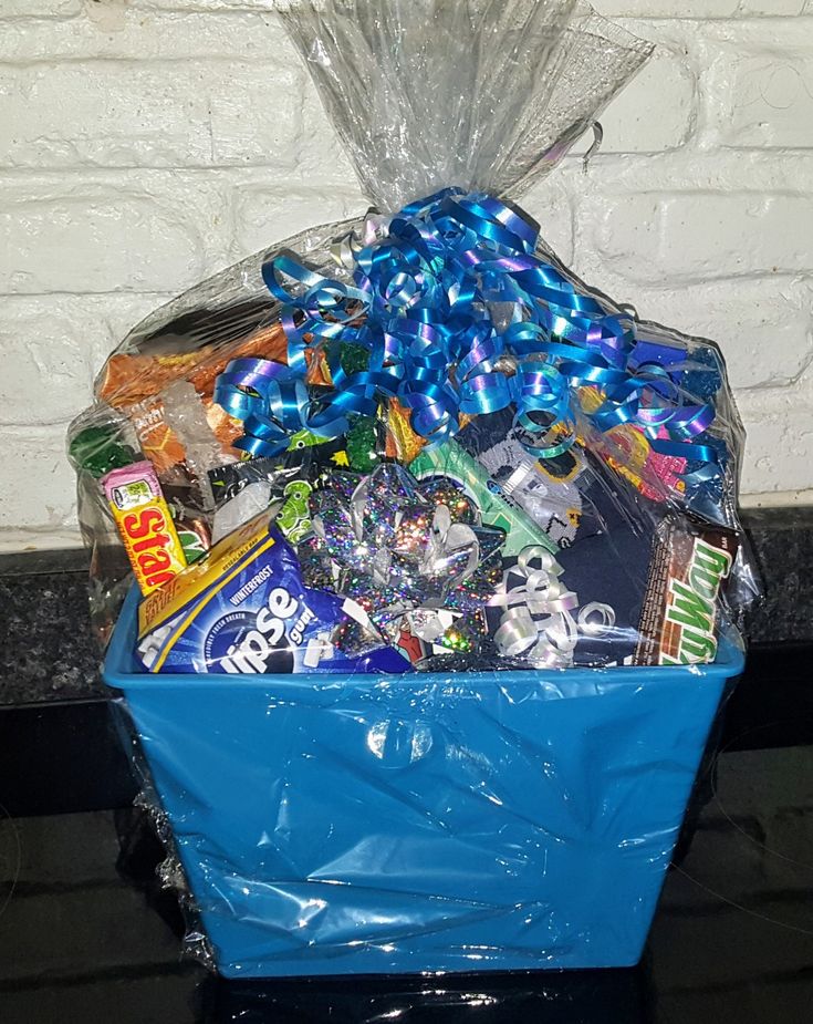 space themed gift basket