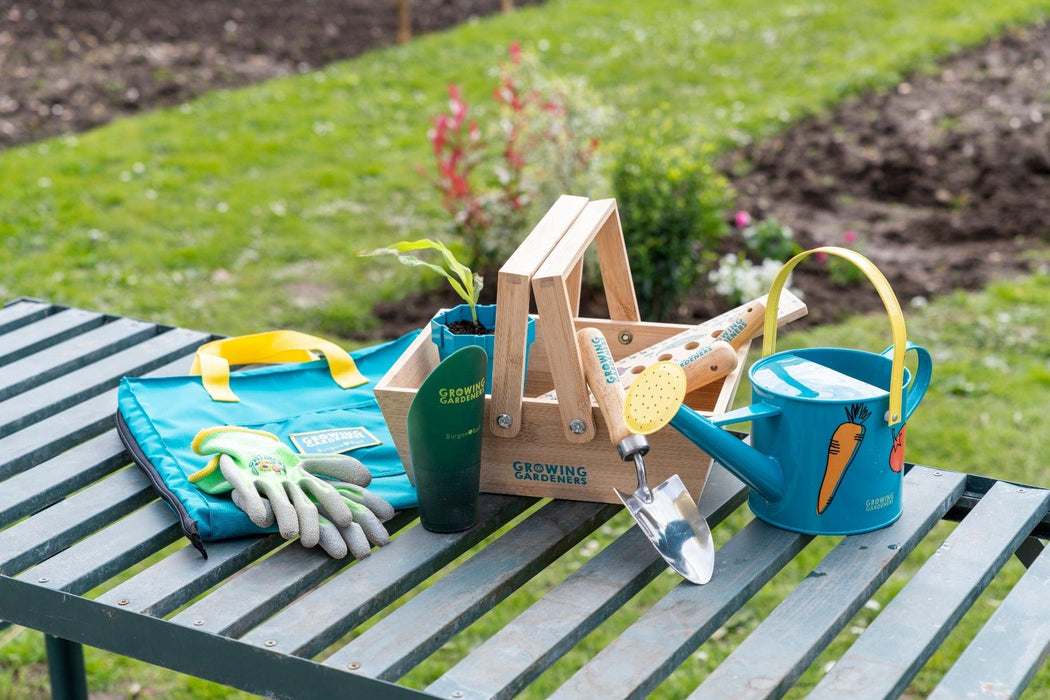 kids gardening kit basket