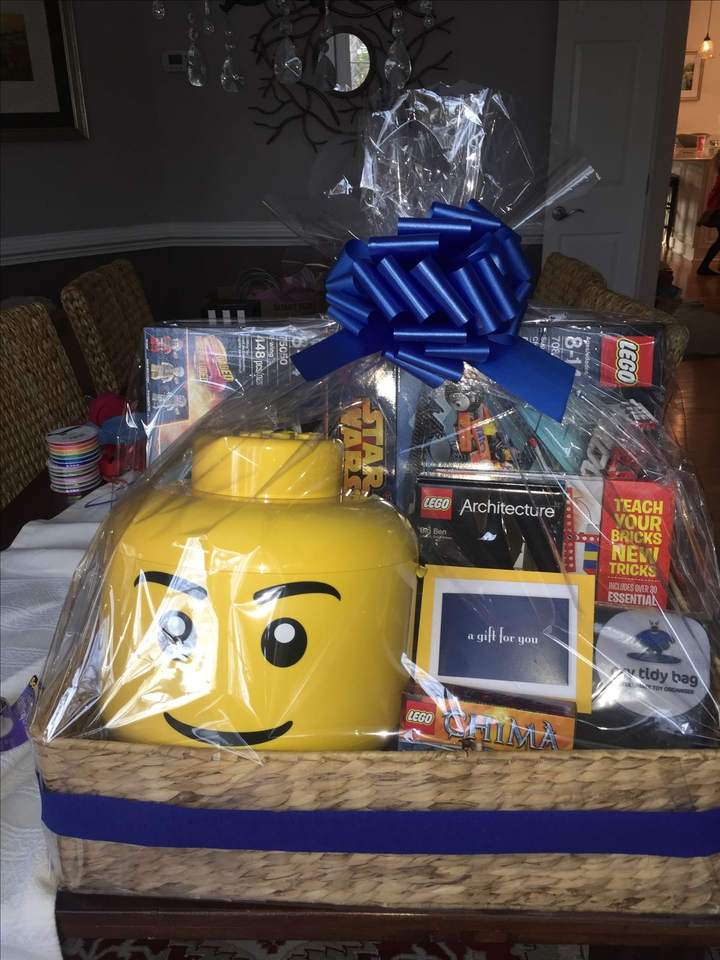lego gift basket ideas