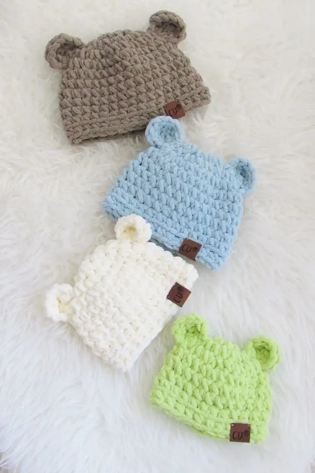 crochet baby hat