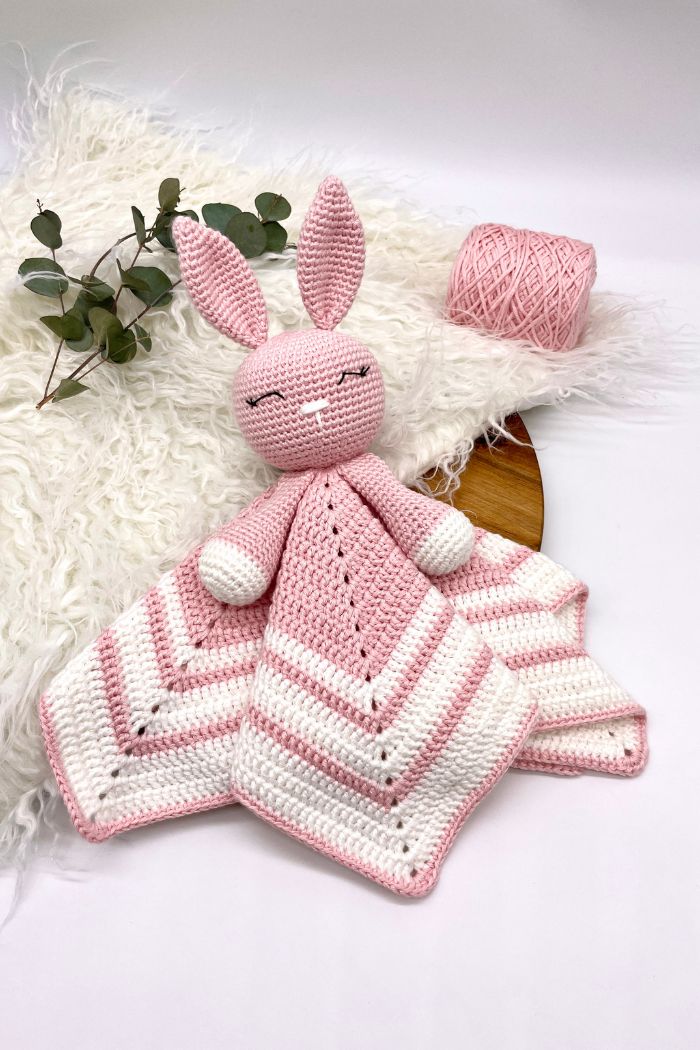 crochet bunny lovey