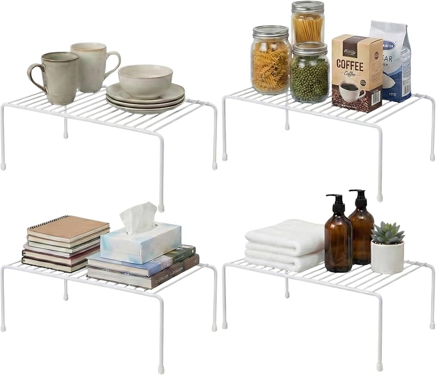 shelf risers kitchen