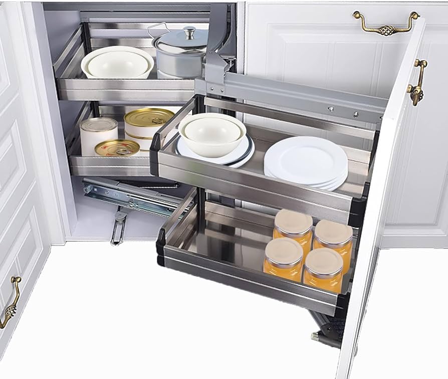 blind corner cabinet organizer