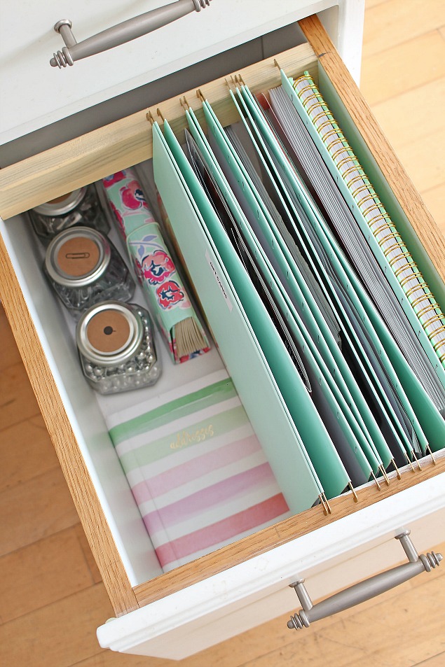 file folder kitchen organization