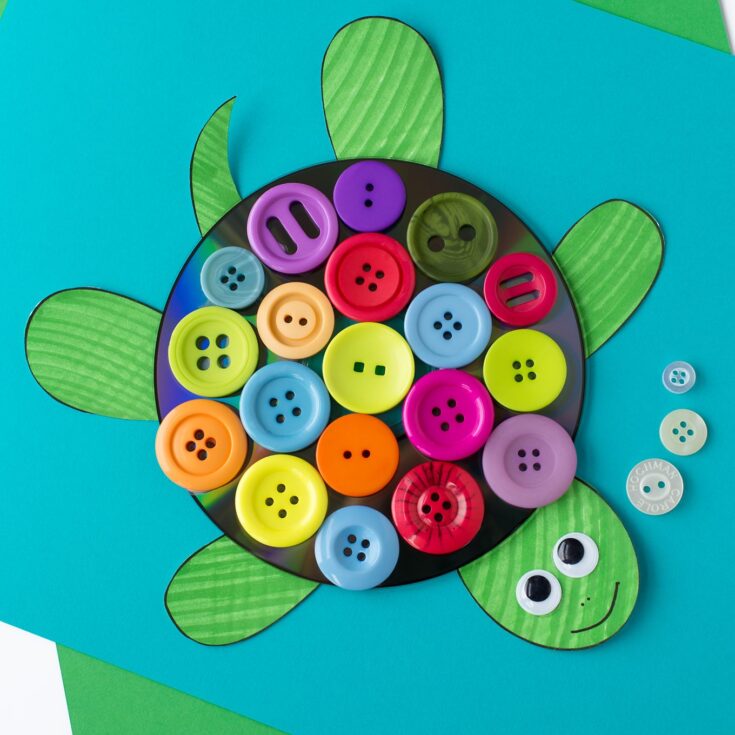 button turtle craft