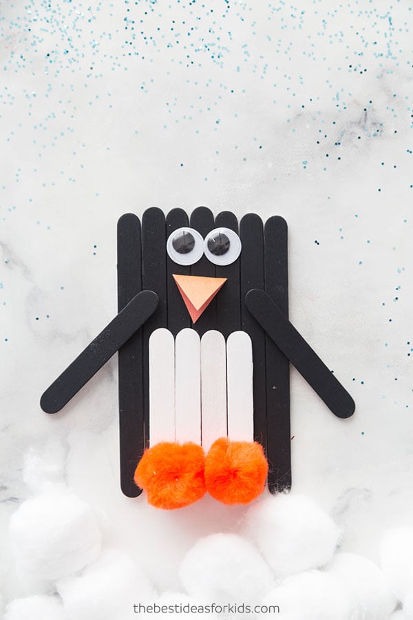 popsicle stick penguin