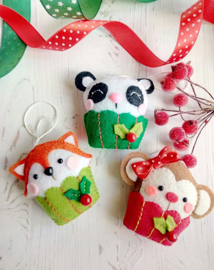 felt_keychain_animals