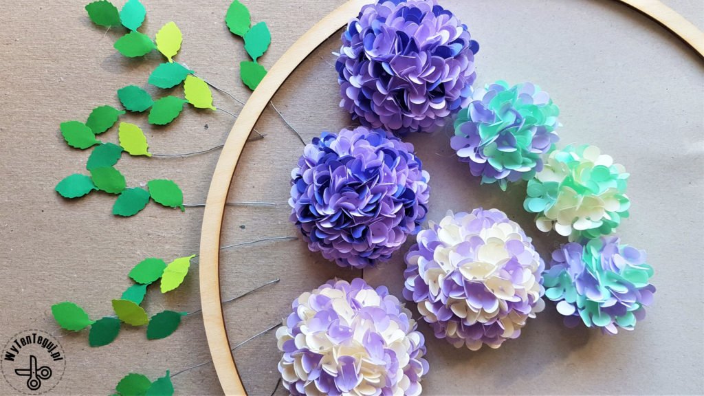 paper hydrangea ball