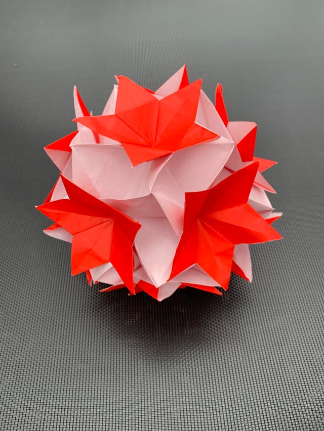 origami lily ball