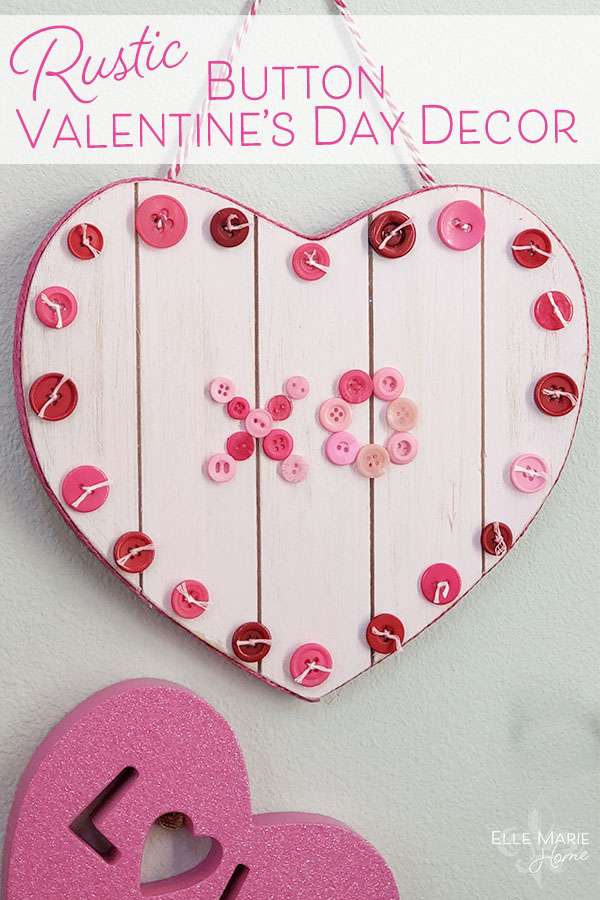 DIY button heart tutorial