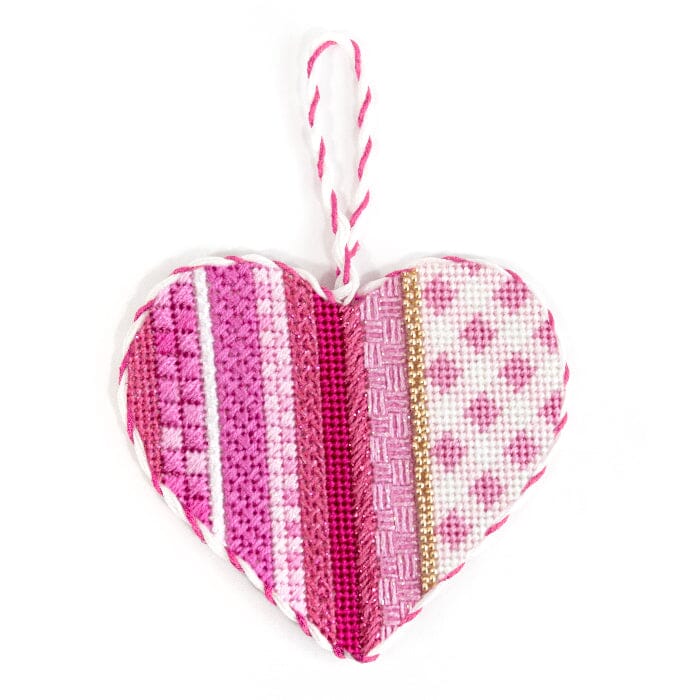 ombre button heart