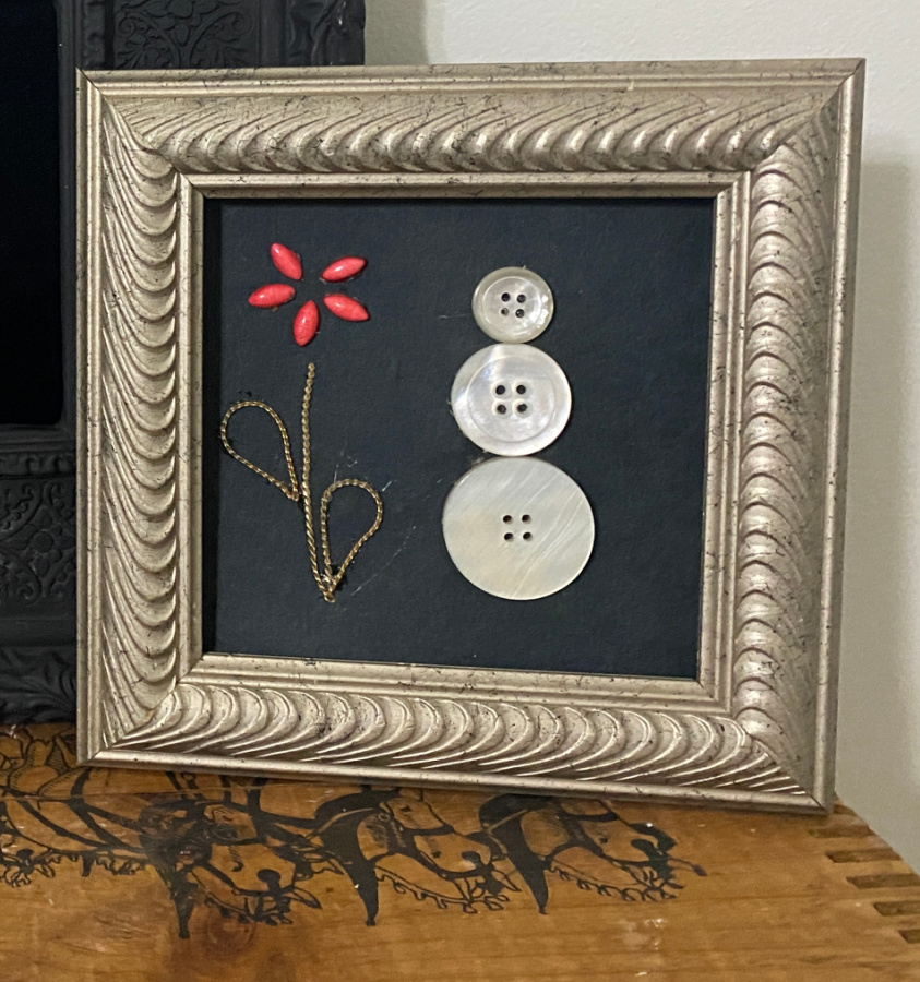 vintage button art