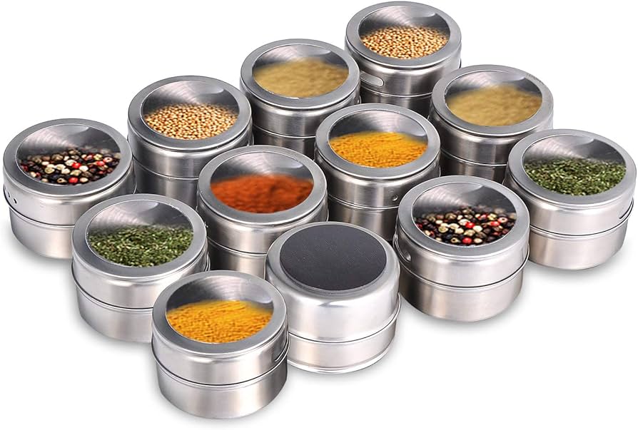 magnetic spice tin