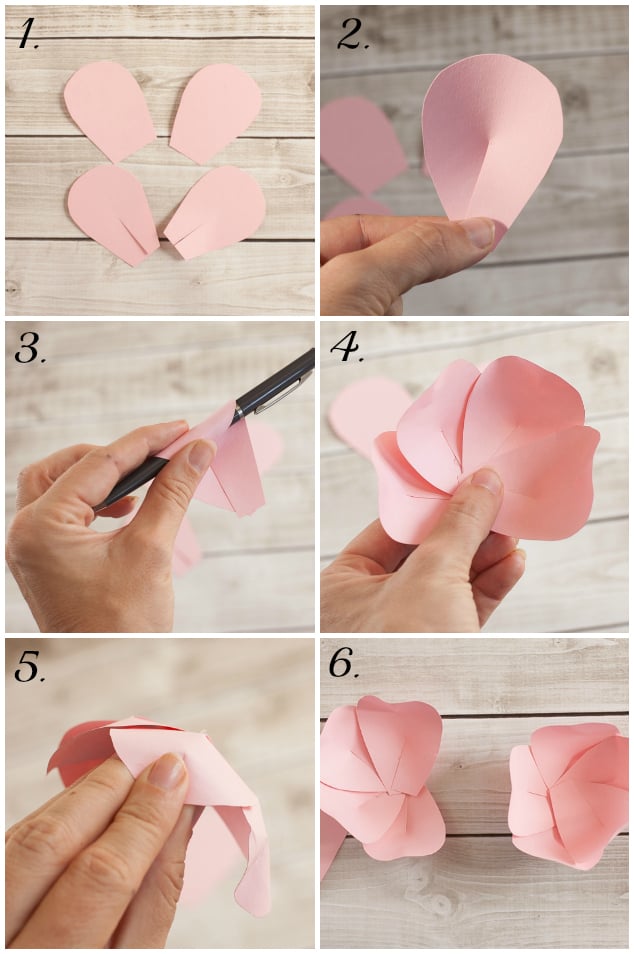 diy paper flower tutorial