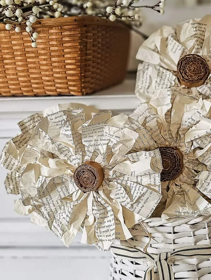 kraft paper sunflowers