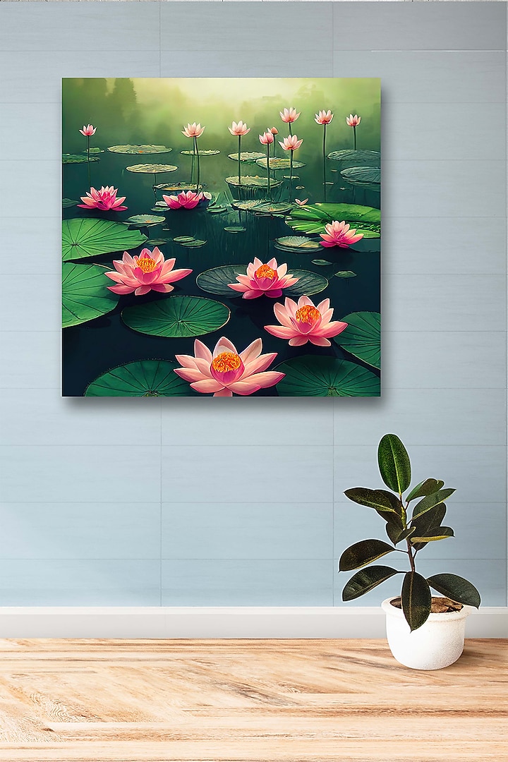 paper lotus wall art