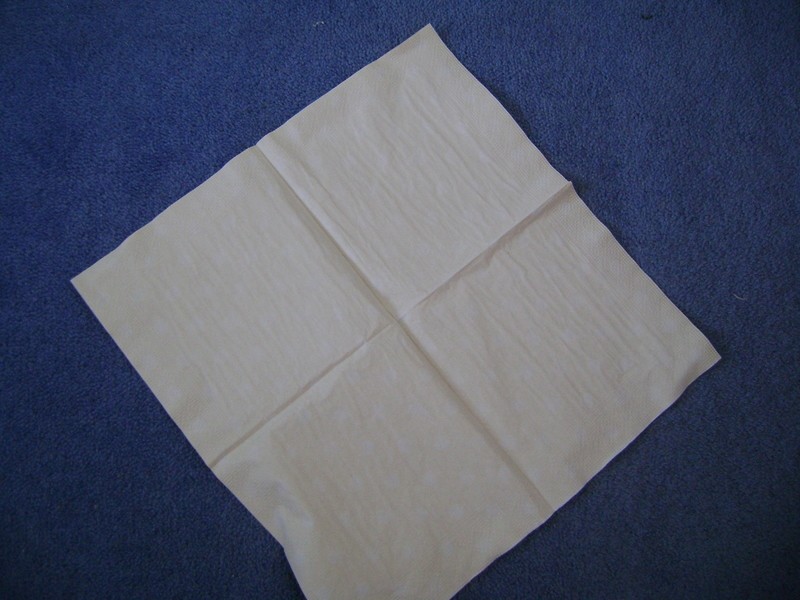 paper lotus napkin ring