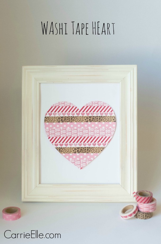 washi tape hearts
