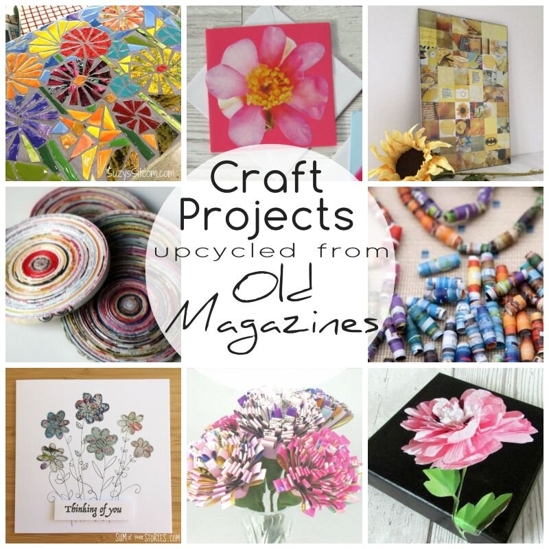 magazine paper crafts