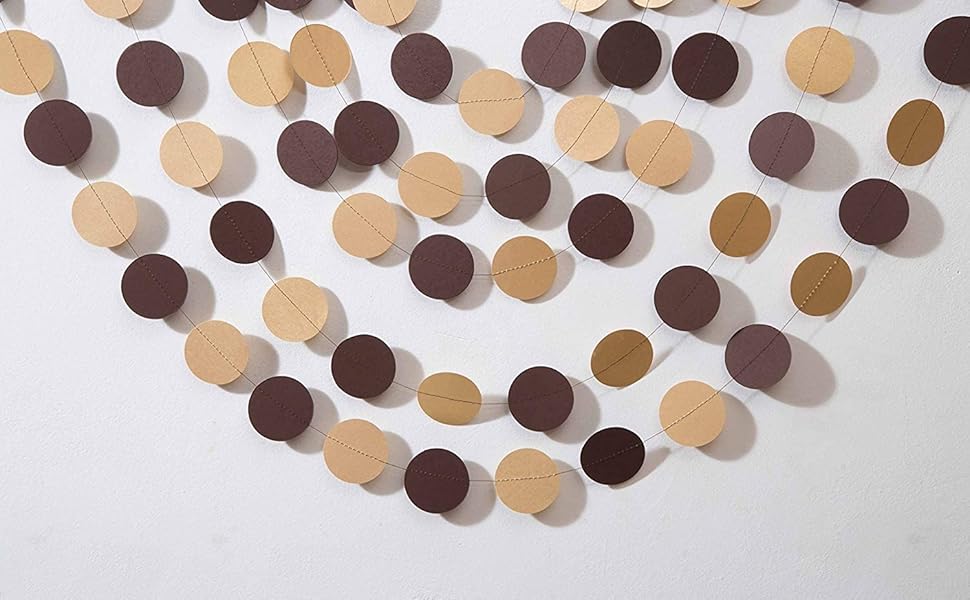 kraft paper garland