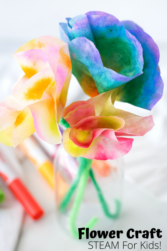 coffee filter flowers
