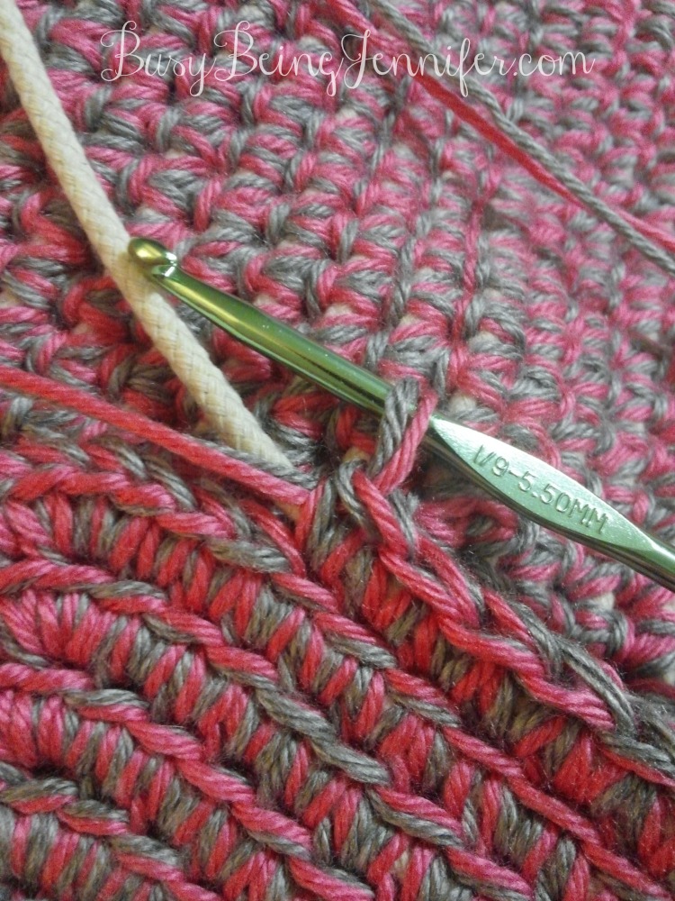 rope crochet rug